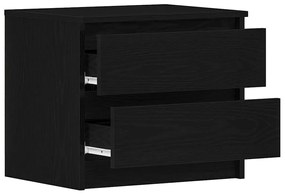Criadouros de Canto 2 pcs Preto Carvalho 50x40x43,5 cm Madeira de Enge
