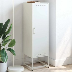 Aparador alto 36x39x123 cm aço branco