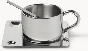 Conjunto de café em aço inoxidável Shiloh, conjunto de 3