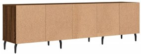 Móvel TV 150x30x44,5 cm derivados de madeira carvalho castanho