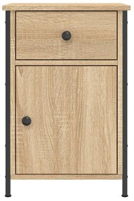 Mesa de cabeceira 40x42x60 cm derivados madeira carvalho sonoma