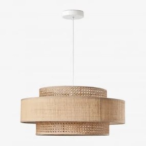 Lâmpada De Teto Pendente Lumira Natural & Ø55 Cm - Sklum