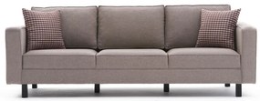 Sofá de 3 Lugares Kale – Creme – 222 cm