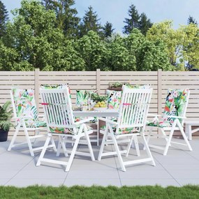 vidaXL Almofadões para cadeiras altas de jardim 6pcs tecido multicolor
