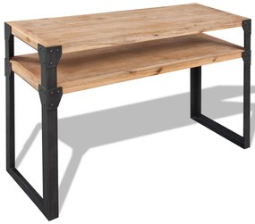 Mesa consola, madeira de acácia maciça, 120x40x85 cm