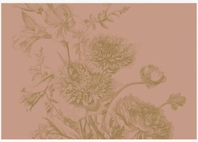 Papel de parede em não tecido Engraved Flowers