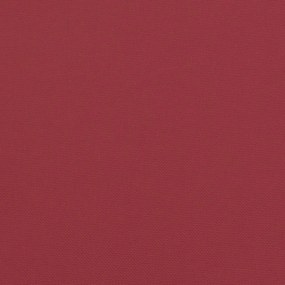 Almofadão p/ banco de jardim 200x50x4 cm tecido vermelho tinto