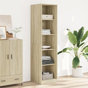 Roupeiro 50x50x200 cm contraplacado carvalho sonoma