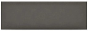 Painel de parede 12 pcs 90x30 cm couro artificial 3,24 m² cinza