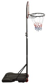 Tabela de basquetebol 216-250 cm polietileno preto