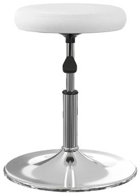 Cadeiras de jantar 4 pcs couro artificial branco