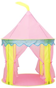Tenda de brincar infantil 100x100x127 cm rosa