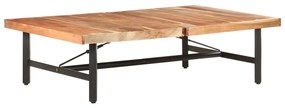 Mesa de centro 142x90x42 cm madeira de acácia maciça