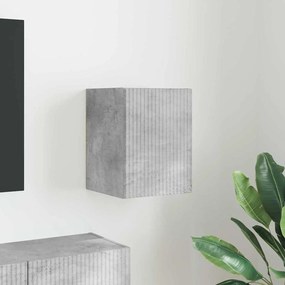 vidaXL Armário de TV de Parede Concreto 30 x 31 x 40 cm