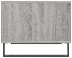 Mesa de centro 60x50x40 cm derivados de madeira cinzento sonoma