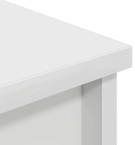 Aparador alto 50x35x180cm derivados de madeira branco