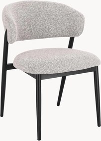 Cadeiras de jantar em bouclé Cassandra, conjunto de 2