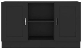 Aparador 120x30,5x70 cm derivados de madeira preto