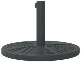 Base de guarda-sol para postes de Ø38/48 mm 12 kg redondo