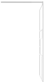 Divisória de chuveiro 100x195 cm vidro ESG branco
