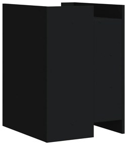 Mesa de cabeceira 45x50x65 cm derivados de madeira preto