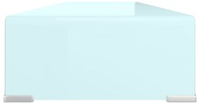 Suporte de TV/monitores em vidro 100x30x13 cm verde