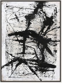 Quadro em tela emoldurado pintado à mão Arch