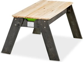 Mesa de piquenique para crianças cinzenta