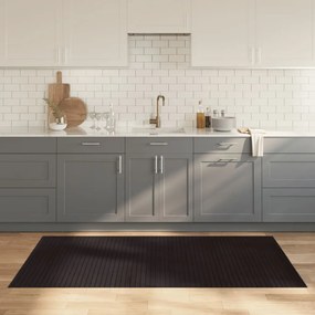 vidaXL Tapete retangular 100x200 cm bambu castanho-escuro