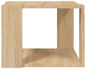 Mesa de centro 40x40x30 cm madeira processada carvalho sonoma