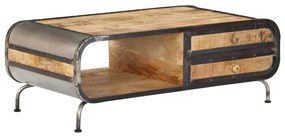 Mesa de centro 100x50x35 cm madeira de mangueira maciça