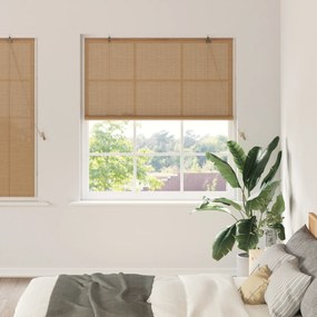 vidaXL Persianas e Sombras de Janela Marrom Claro 140 x 160 cm Bambu