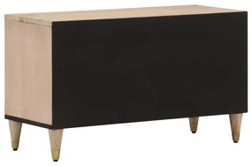 Móvel de TV 80x33x46 cm madeira de mangueira maciça