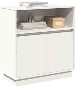 Sideboard com LED Branco 71x34,5x75 cm Madeira Engenharia