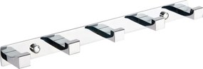Mexen gancho de toalha com cinco suportes, cromado - 709265-00