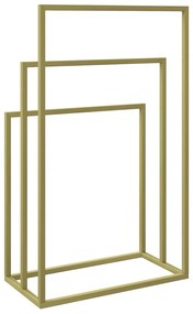 Toalheiro de pé 48x24x79 cm ferro dourado