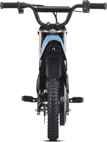 Mota elétrica para crianças ROOKIE 24 V (12"), bateria de lítio, motor sem escovas de 250 W, travão de disco Azul