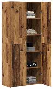 Buffet Highboard Madeira Antiga 40x42,5x185 cm Madeira Reforçada