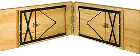 Conjunto de mesa e 2 Bancos para Jardim, campismo, piquenique 3 peças 220cm dobrável