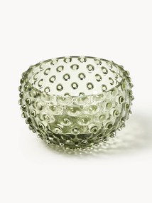Taças de vidro artesanal para petiscos Hobnail, conjunto de 4