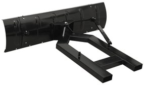 Limpa-Neves para Empilhador - 150x38 cm - Cor Preto