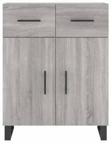 Armário alto 69,5x34x180 cm derivados de madeira sonoma cinza