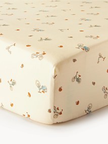 Lençol em algodão orgânico com elástico Bicycles