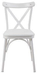 Conjunto de Mesa de Jantar Extensível e Cadeiras Oliver – Branco – Mes