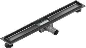 Mexen Flat corpo para ralo linear 70 cm, cinzento escovado - 1E15070