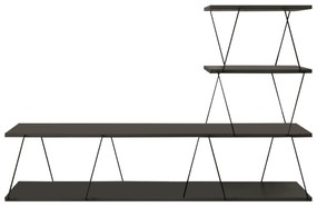Móvel TV Ilgaz – Antracite – 150 cm x 93 cm x 30 cm