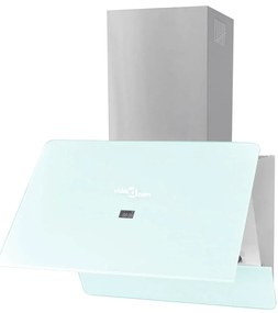 Exaustor 600 mm vidro temperado branco