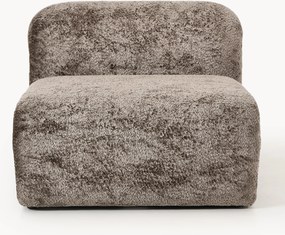 Módulo central em teddy-bouclé Wolke