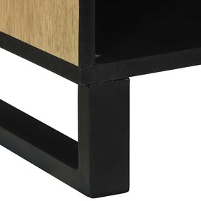 Armário de armazenamento de mídia Castanho 80 x 33.5 x 46 cm