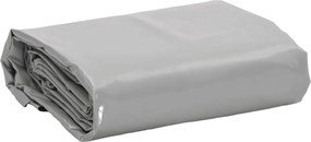 vidaXL Lona 6x8 m 650 g/m² cinzento